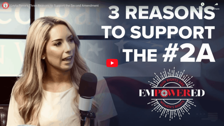 leyla pirnie supports gun rights 2A